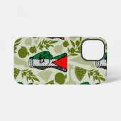 Victory Sign Hand Resistance Red Triangle Symbol iPhone Hülle (Rückseite (Horizontal))