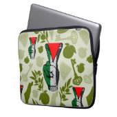 Victory Sign Hand Resistance Red Triangle Symbol Laptopschutzhülle (Vorderseite Links)