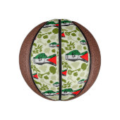 Victory Sign Hand Resistance Red Triangle Symbol Mini Basketball (Vertikal)