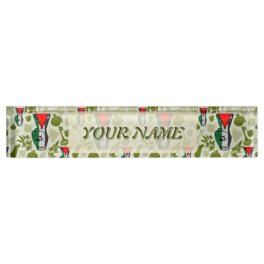 Victory Sign Hand Resistance Red Triangle Symbol Namensplakette (Vorderseite)