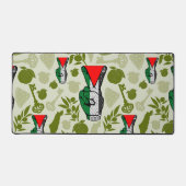 Victory Sign Hand Resistance Red Triangle Symbol Schreibtischunterlage (Vorderseite)