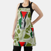 Victory Sign Hand Resistance Red Triangle Symbol Schürze (InSitu)