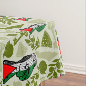 Victory Sign Hand Resistance Red Triangle Symbol Tischdecke (Beispiel)