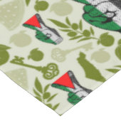 Victory Sign Hand Resistance Red Triangle Symbol Tischdecke (Schrägansicht)