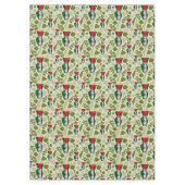 Victory Sign Hand Resistance Red Triangle Symbol Tischdecke (Vorderseite)