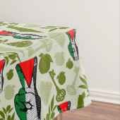 Victory Sign Hand Resistance Red Triangle Symbol Tischdecke (Beispiel)