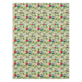 Victory Sign Hand Resistance Red Triangle Symbol Tischdecke (Vorderseite)