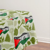 Victory Sign Hand Resistance Red Triangle Symbol Tischdecke (Beispiel)