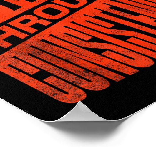 Victory Through Consistency Motivational Insration Poster (Ecke)