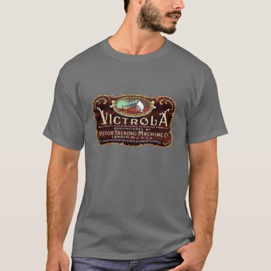 Victrola-Sprechmaschine T-Shirt (Vorderseite)