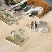 Vicuna in hochwacher Lauca-Nationalpark Puzzle (Seite)