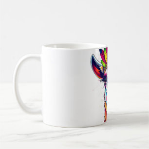 Vicuña Spirit: Feathered Headband Art Kaffeetasse