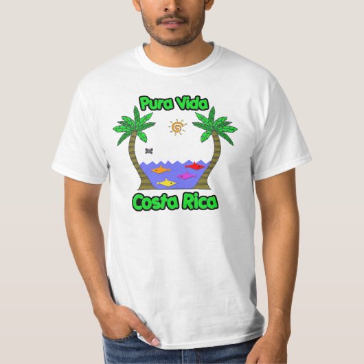 Vida Costa Rica T-Shirt (Vorderseite)