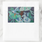 Vida de la Luna Rechteckiger Aufkleber (Tasche)