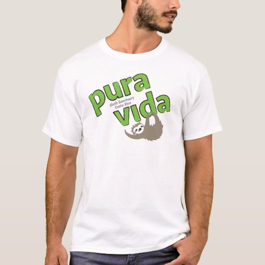 Vida Sloth-Schongebiet-T-Shirt T-Shirt (Vorderseite)