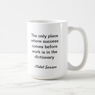 Vidal Sasson Tasse, die Entrepeneurship zitiert Kaffeetasse