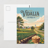 Vidalia, Georgia Postkarte (Vorne/Hinten)