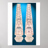 Vidar-Flammensäule Poster (Vorne)