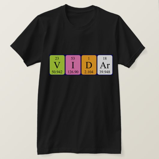 Vidar Periodenname Shirt (Design vorne)