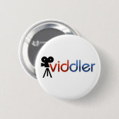 Viddler Knopf Button (Vorne & Hinten)