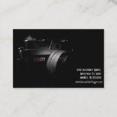 Video Blogger Business Card Visitenkarte (Rückseite)