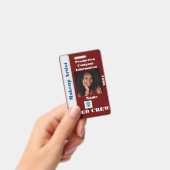 VIdeo-Crew-Abzeichen Ausweis (Handheld)