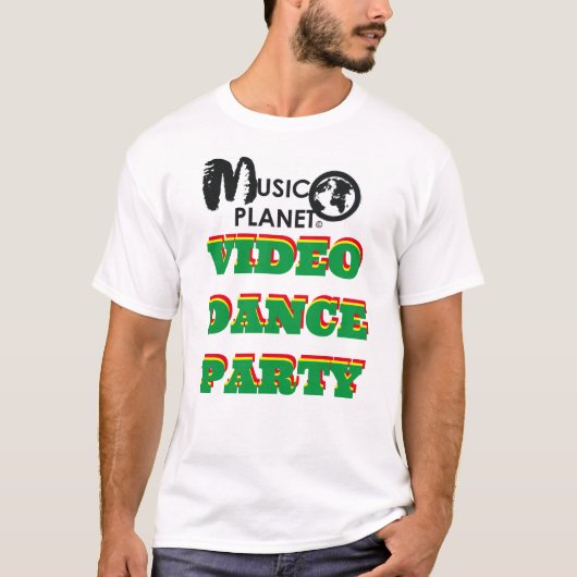 VIDEO DANCE PARTY TV Herren Basic T - Shirt (Vorderseite)
