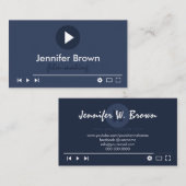 Video-Direct-Video-Editor Visitenkarte (Vorne/Hinten)