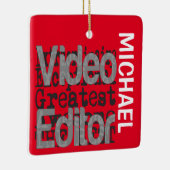 Video Editor Extraordinaire CUSTOM Keramikornament (Rechts)