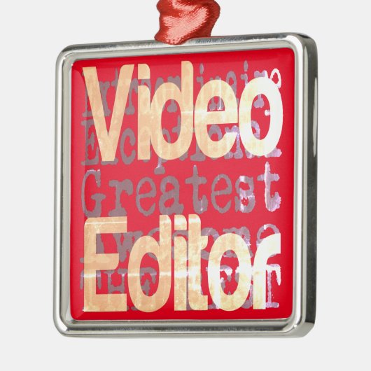 Video Editor Extraordinator Ornament Aus Metall (Links)