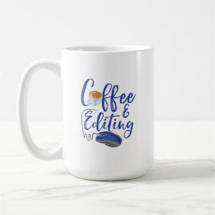 Video-Foto-Editor für Kaffee und Editing Kaffeetasse