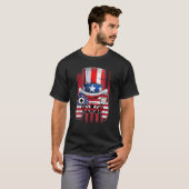 Video Game 4. Juli Controller American Flag Ki T-Shirt (Vorne ganz)