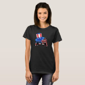 Video Game 4. Juli Controller American Flag T-Shirt (Vorne ganz)
