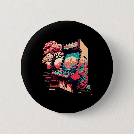 Video-Game-Arcade 1 Button (Vorderseite)