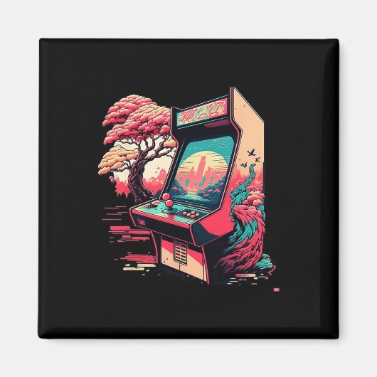 Video-Game-Arcade 1 Magnet (Vorne)