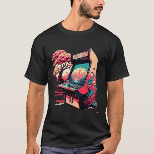 Video-Game-Arcade 1 T-Shirt (Vorderseite)