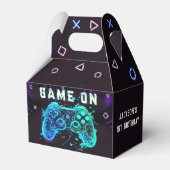 Video Game Arcade Birthday Party Gefälligkeitsbox Geschenkschachtel (Vorderseite)