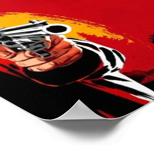 Video Game Art Rendering Poster (Ecke)