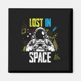 Video Game Astronauten Liebe Gaming Space Gamer ve Magnet