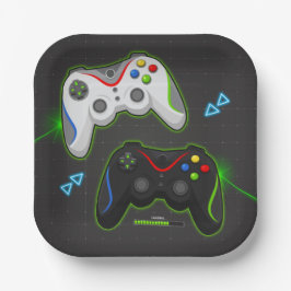 Video Game Birthday Gamer Boy Pappteller