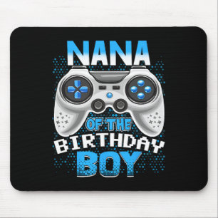 Video Game Birthday Party Nana of the Birthday Boy Mousepad