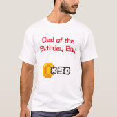 Video Game Birthday Vater T - Shirt (Vorderseite)