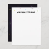 Video Game Boy's Mitteilungskarte (Vorne/Hinten)