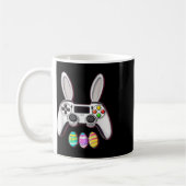 Video Game Bunny Eggs Controller Ostertag Gaming Kaffeetasse (Links)