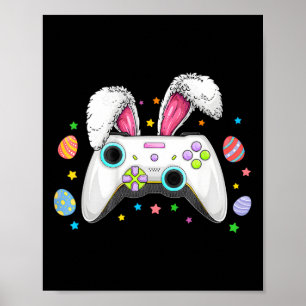 Video Game Bunny Eggs Kostüme Ostertagen Kinder Ki Poster
