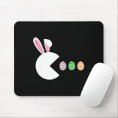 Video Game Bunny Eggs Osterspiel Kinderspielerinne Mousepad (Mit Mouse)