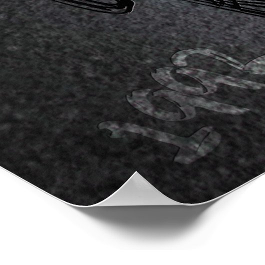 Video Game Chef Poster - Gamer Gaming Cheat Code (Ecke)