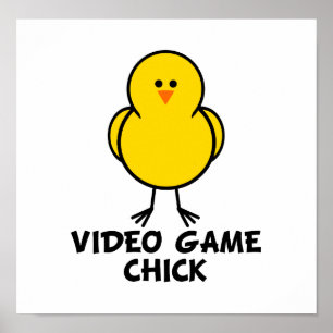 Video Game Chick Poster