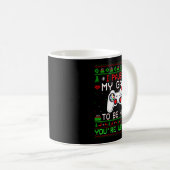 Video Game Christmas Ugly Sweater Funny Gamer Gami Kaffeetasse (VorderseiteRechts)