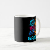 Video Game Console Controllers Clic Gamer Lover Co Kaffeetasse (VorderseiteRechts)